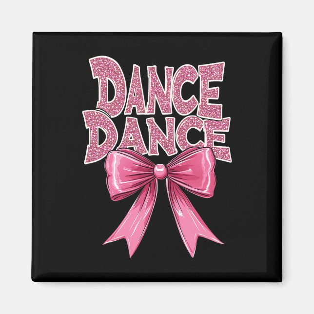 Aimant Danse Rose Danse Bow Cute Ballet Considérant Cl Gi (Devant)