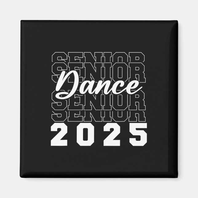 Aimant Danse Senior 2025 Cl De 2025 Graduation Party (Devant)