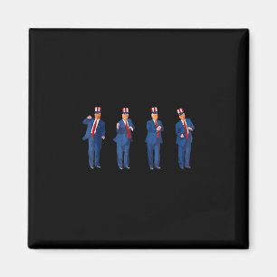 Aimant Danse Trump 4 Juillet Trump 2025