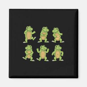 Aimant Danser Crocodiles Enfants Alligator Amoureux Homme