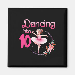 Aimant Danser dans 10 Ballerina 10e anniversaire bal de f