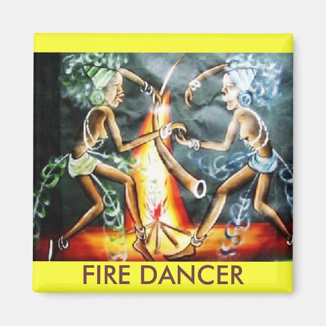 AIMANT DANSER DE FEU (Devant)