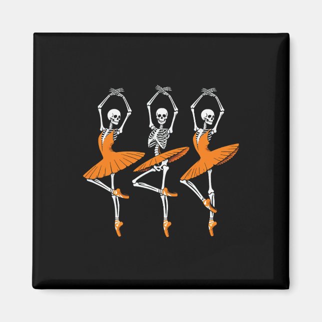 Aimant Danser drôle Skeleton Ballerina Femme (Devant)