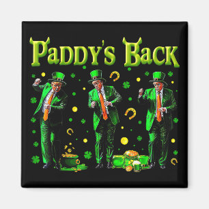 Aimant Danser Drôle Trump Jour de la Saint Patrick Paddle