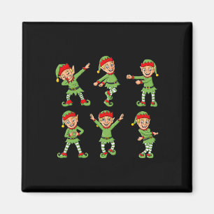 Aimant Danser Elf Christmas Dance Challenge Garçons Fille