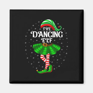 Aimant Danser Elf Noël Famille Faire correspondre les fem