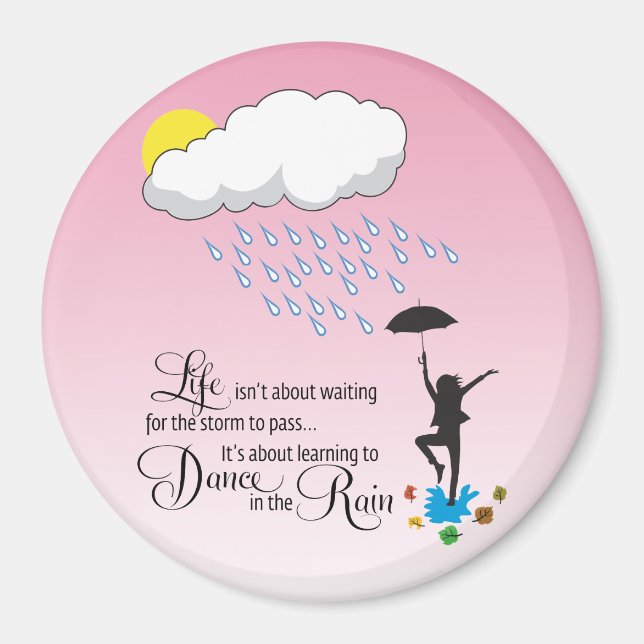 Aimant Danser sous la pluie (Devant)
