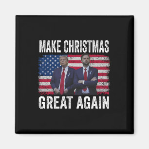 Aimant Danser Trump Père Noël Et Dj Vance Faire Noël Gr