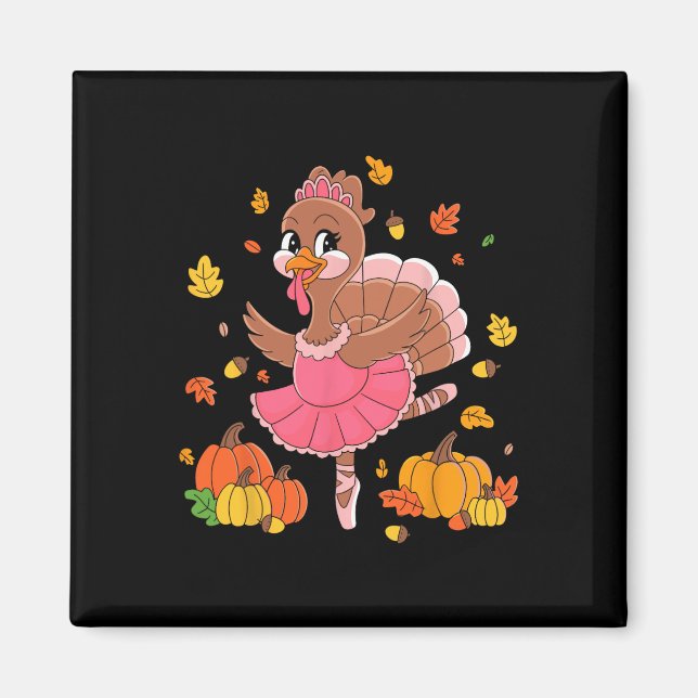 Aimant Danser Turquie Danse Ballet Lover Danser Thanksgiv (Devant)
