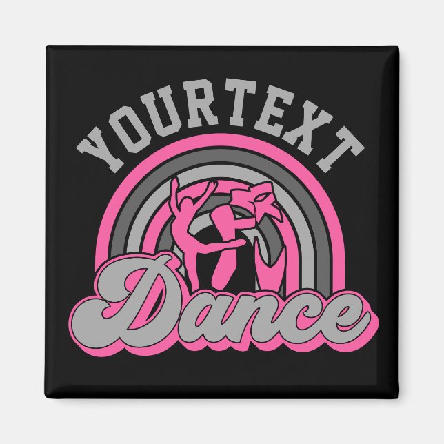 Aimant Danseur de ballet AJOUTER DU TEXTE Danse classique (Devant)