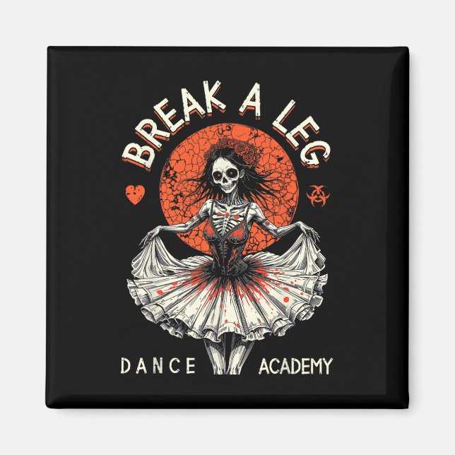 Aimant Danseur de ballet Zombie Ballerina Dance Academy F (Devant)