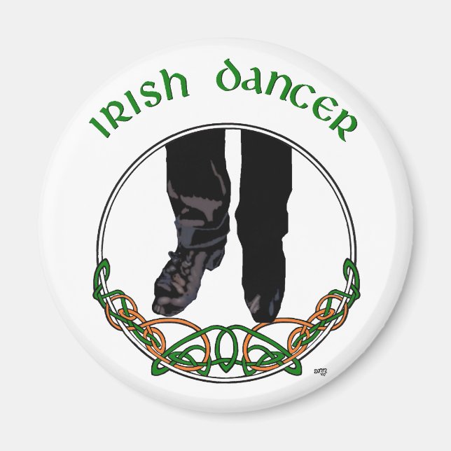 Aimant Danseur de step irlandais - Homme (Devant)