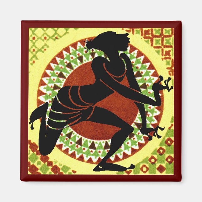 Aimant Danseur exotique (Devant)