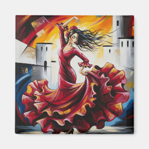 Aimant Danseur flamenco espagnol