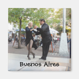 Aimant Danseurs de Tango à Plaza Dorrego
