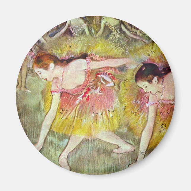 Aimant Danseurs se penchent par Edgar Degas, Ballet Art (Devant)