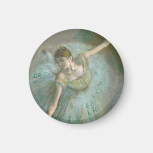 Aimant Danseuse dans Green Edgar Degas