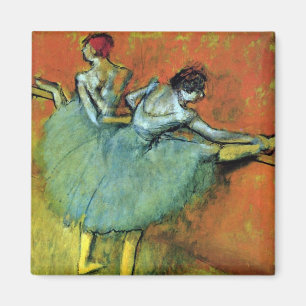 Aimant Danseuses au Bar par Edgar Degas, Ballet Vintage