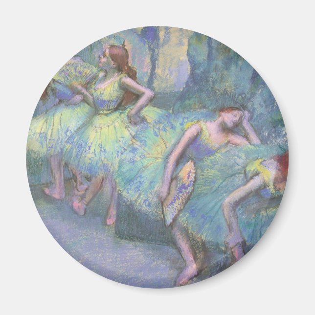 Aimant Danseuses de ballet dans les coulisses d'Edgar Deg (Devant)