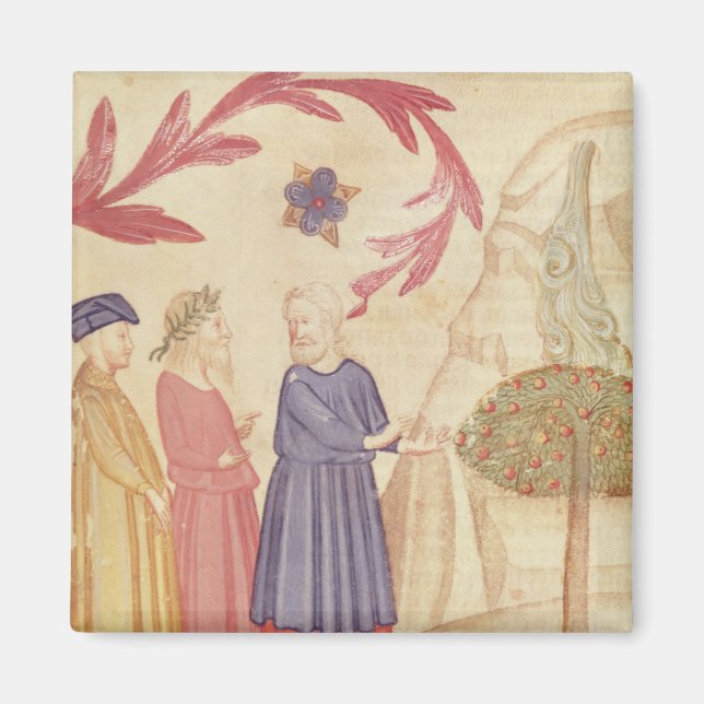 Aimant Dante et Virgile dans le paradis terrestre (Devant)