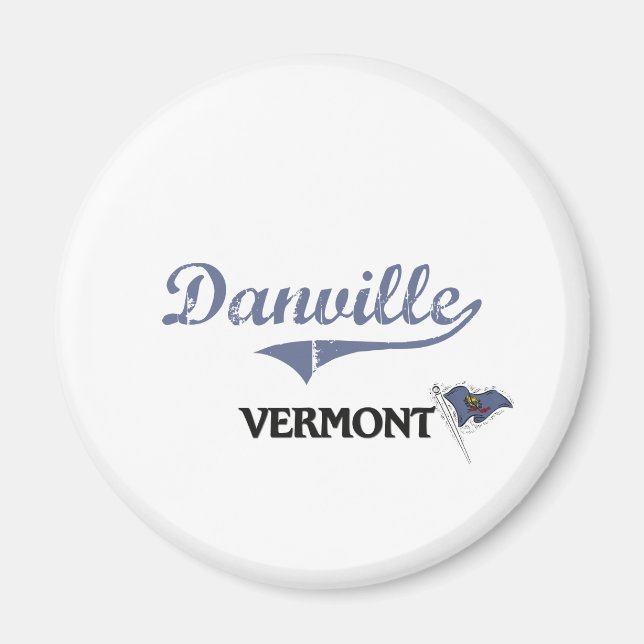 Aimant Danville Vermont City Classic (Devant)