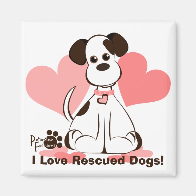 Aimant Daphné le chien adopté (Devant)