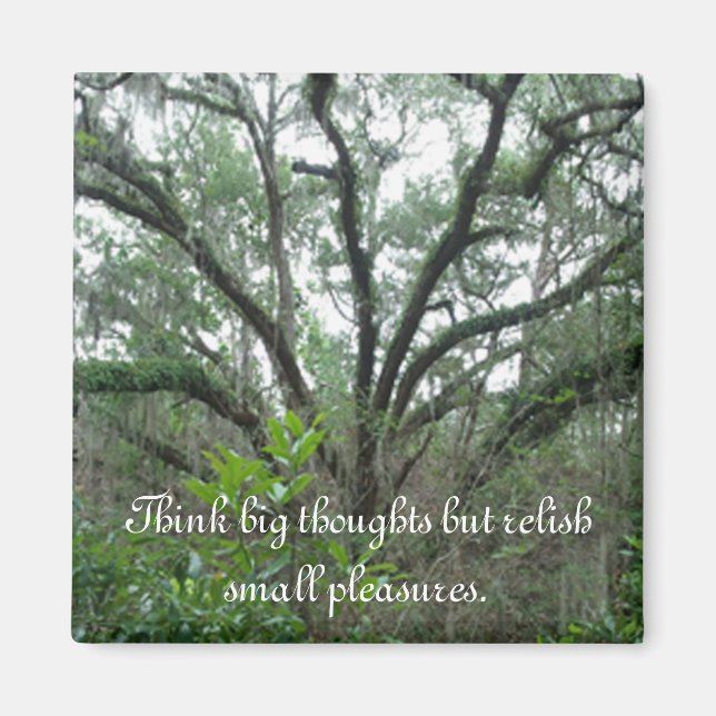 Aimant d'arbre paisible (Devant)