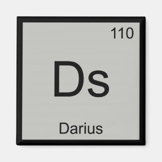 Aimant Darius Nom Chimie Élément Tableau Périodique