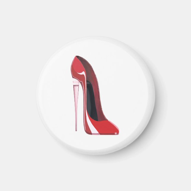Aimant d'art à chaussures talon rouge (Devant)