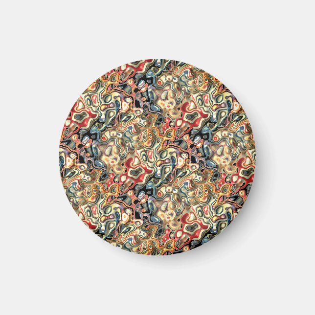 Aimant d'art abstrait  (Devant)