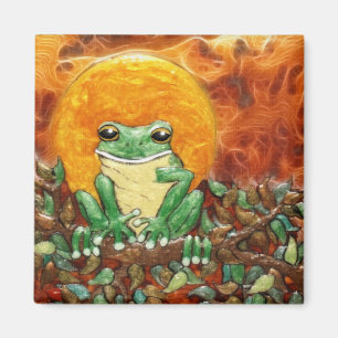 Aimant d'art de la grenouille solaire