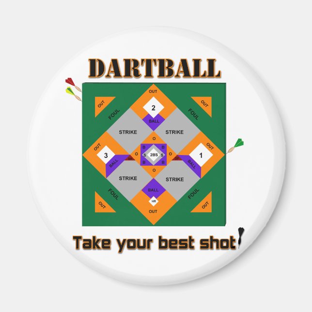 Aimant Dartball (Devant)