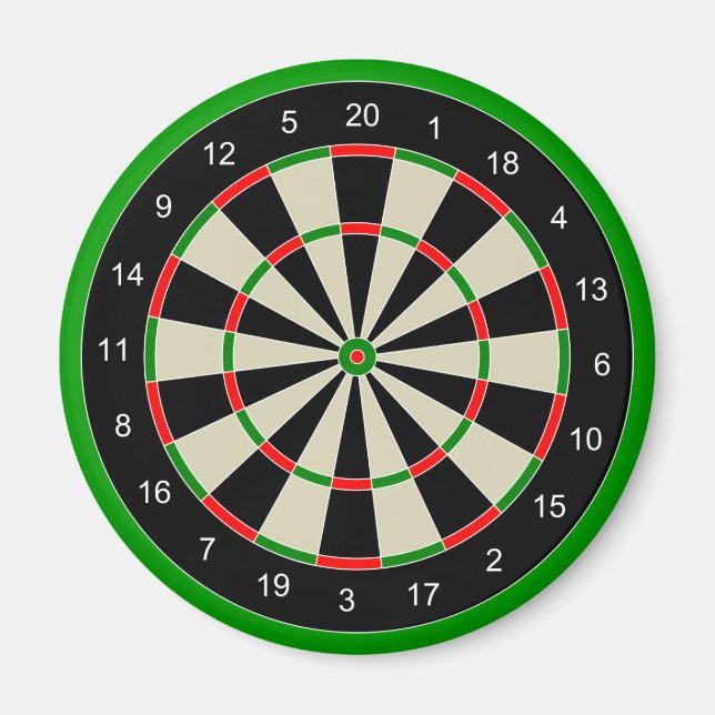 Aimant darttarget_Vector_Clipart DARTS OBJECTIF DU TABLEA (Devant)