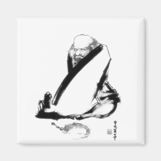 Aimant Daruma (Bodhidharma) (Devant)