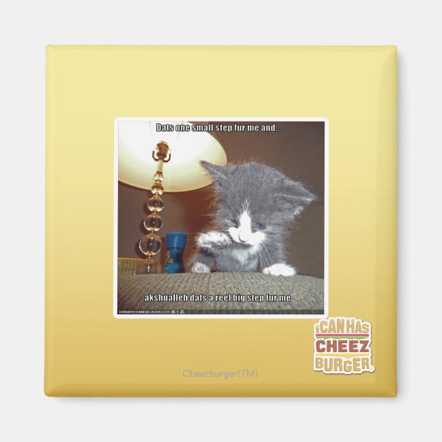 Aimant Dats une petite étape me fourrure (Devant)