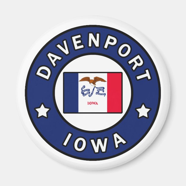 Aimant Davenport Iowa (Devant)