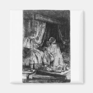 Aimant David dans la prière - Rembrandt - 1652