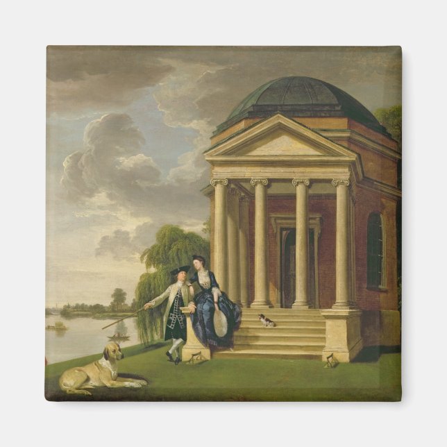 Aimant David Garrick (1717-1779) et sa femme par son temp (Devant)