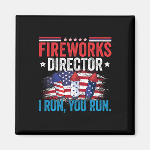 Aimant Day Fireworks Director I Run You Run 4juillet
