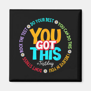Aimant Day Rock The Test Teacher Test Day Vous Avez Obten
