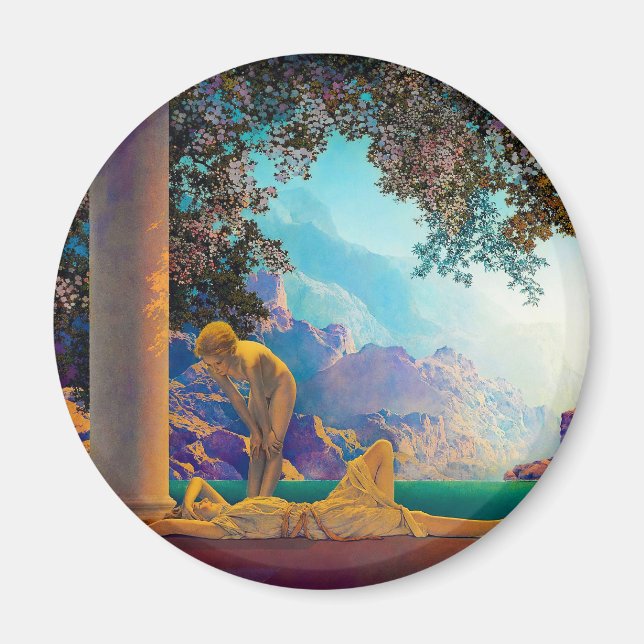 Aimant Daybreak, 1922 par Maxfield Parrish (Devant)