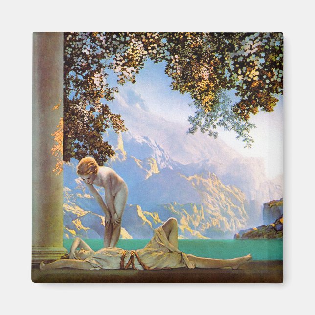 Aimant Daybreak - par Maxfield Parrish (Devant)