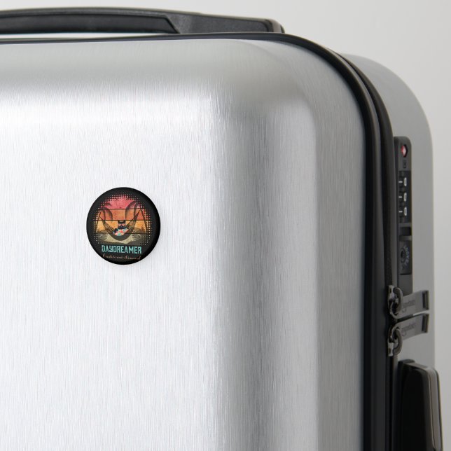 Aimant Daydreaming Cool Chat's Tropical Escape Circle (In Situ (Bagages))