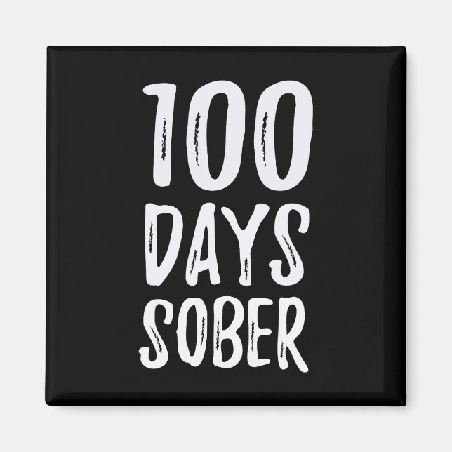 Aimant Days Sober Félicitations Sobriété (Devant)