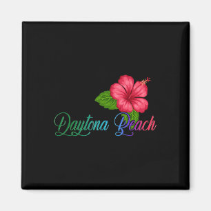 Aimant Daytona Beach Floride Hibiscus Fleur