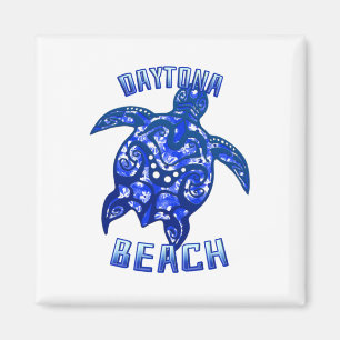 Aimant Daytona Beach Floride Vacances Tortue tribale