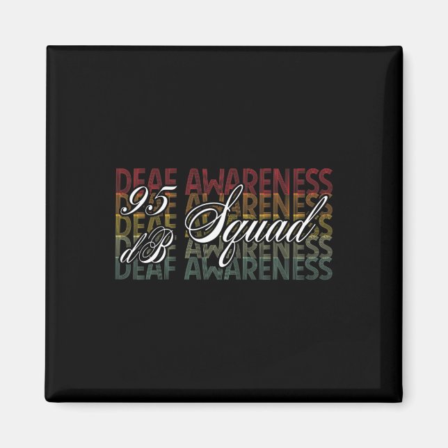 Aimant Db Squad Signal À Main Langue Audience Perte Sensi (Devant)