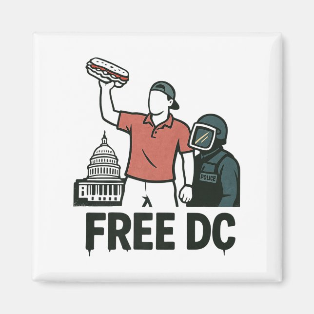 Aimant Dc Sandwich Guy Le Sandwich Guy Gratuit Dc Premium (Devant)