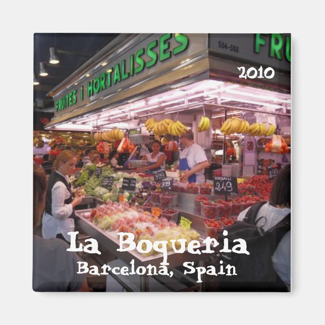 Aimant DDC10299, La Boqueria, Barcelone, Espagne, 2010 (Devant)