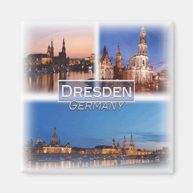 Aimant DE0108 Europe, Allemagne, Saxe, Dresde, Frigo (Devant)